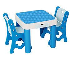 میز و صندلی کودک آبی رنگ